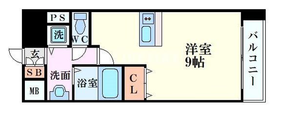 プレサンス名古屋STATIONアライブの物件間取画像